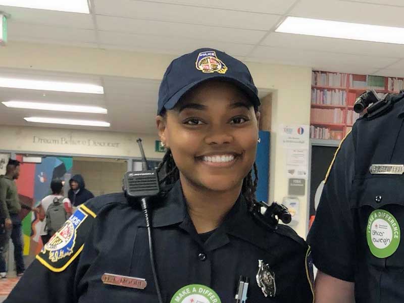 Baltimore County School Resource Officer Makes Good Use of Street Law