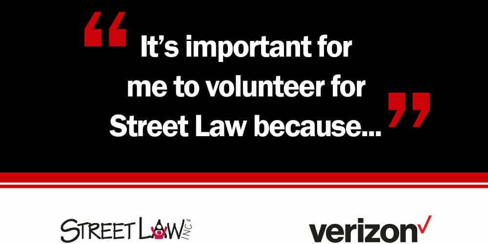 The Impact of a Street Law Volunteer